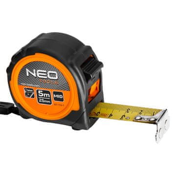 Topex Jeklen merilni trak 5 m x 25 mm, magnet