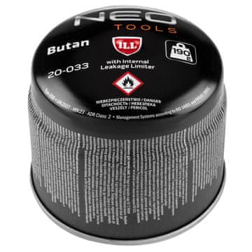 Topex Plinska kartuša z butanom 190 g, polnilna