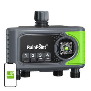 Rainpoint  WiFi 4-conski krmilnik za namakanje z enoto za povezavo
