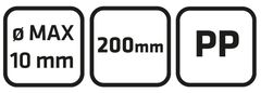 shumee Osnovne vrtne škarje 200 mm, premer reza 10 mm