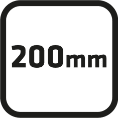 shumee Osnovne vrtne škarje 200 mm, premer reza 10 mm