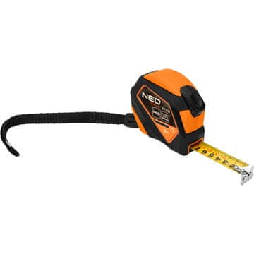 shumee Jekleni merilni trak 3 m x 16 mm, samodejno zaklepanje, gumb za zaustavitev, magnet