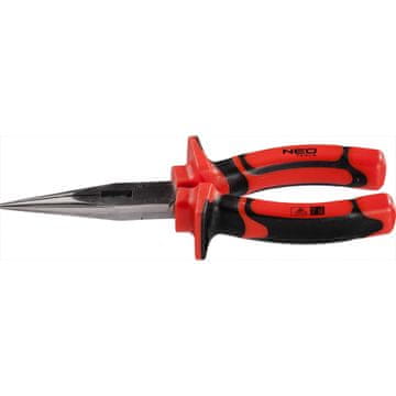 Topex Ravne klešče z dolgim nosom 160 mm 1000V, CrV, polirane