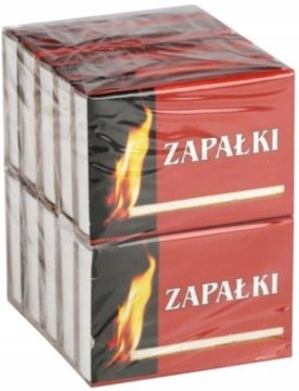 shumee MONONEGRO kratke vžigalice 10 škatel (10 x ~38 kosov) 44 mm