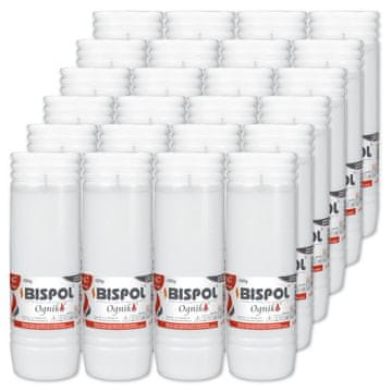 shumee Parafinski vložki za sveče Bispol WP4 96 ur 4 dni 24 kosov