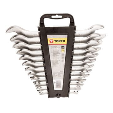 Topex Dvojni viličasti ključi 6-32 mm, komplet 12 kosov