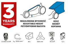 shumee Bencinska kosilnica z močjo 1,8 KM, širina košnje 400 mm