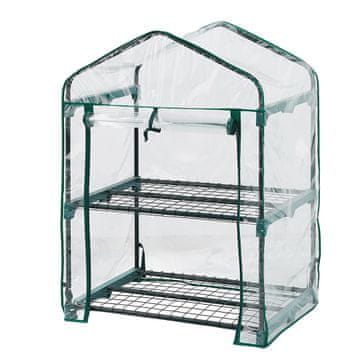 shumee Rastlinjak 69 x 49 x 95 cm, PVC folija, kovinska konstrukcija