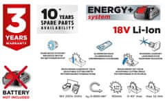 shumee Akumulatorska krožna žaga Energy+ 18V Li-Ion, rezilo 165 x 20 mm, brez baterije