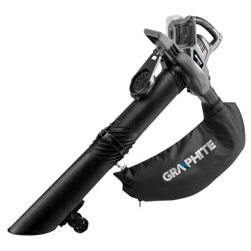 shumee Vrtni sesalnik Energy+ 36V z litij-ionsko baterijo, 2 v 1, prostornina vrečke 35 l, brez baterije