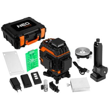 shumee 3D laser, 16 linij, zelen, torbica za prenašanje, tarča, magnetno držalo, polnilnik