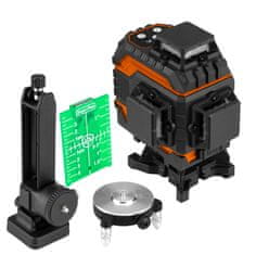 shumee 3D laser, 16 linij, zelen, torbica za prenašanje, tarča, magnetno držalo, polnilnik