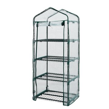 shumee Rastlinjak 69 x 49 x 160 cm, PVC folija, kovinska konstrukcija