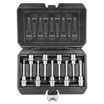 shumee Torx nastavki na nastavku 100 mm, komplet 9 kosov