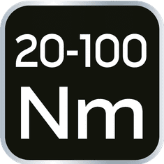 shumee 3/8" momentni ključ, 20–100 Nm