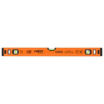 shumee Aluminijasta vodna tehtnica S 300, 3 libele, 60 cm