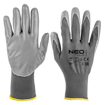 shumee Delovne rokavice iz poliestra s PU prevleko, 4131X, velikost 10