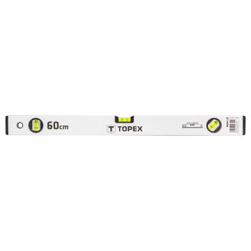 shumee Vodna tehtnica iz eloksiranega aluminija 60 cm, 3 libele