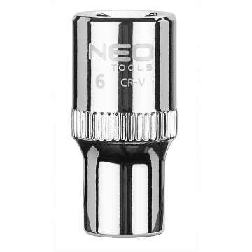 shumee 1/4" šesterokotni nastavek, 6 mm, Superlock