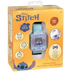 Disney DISNEY Stitch Večfunkcionalna izobraževalna ura z igrami, alarmom in štoparico za otroke