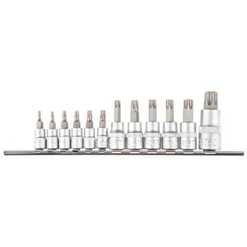 shumee Torx nastavki z nastavkom 1/4, 3/8, 1/2", komplet 12 kosov