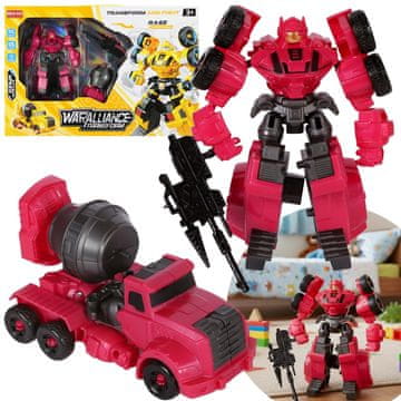 Mega Creative ROBOT transformacijska igrača, roza robotski avto 2v1, igrača za otroke 3+ MEGA CREATIVE