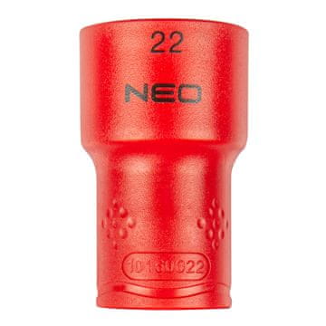 Topex Šesterokotni nastavek 1/2" 22 mm 1000V