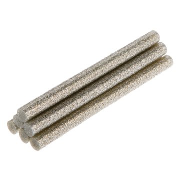 shumee 8 mm bleščeče srebrne lepilne palčke, 6 kosov.