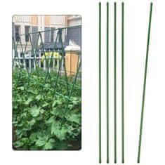 GARDEN LINE Powlečena palica za rastline, podpora za paradižnike 11mm/120 cm 10 kosov
