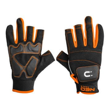 shumee Delovne rokavice brez prstov z magnetom, velikost 10"