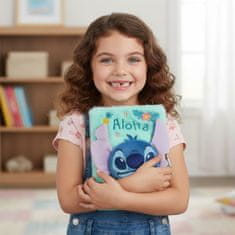 Disney DISNEY Stitch PLUŠNI dekliški zvezek, dnevnik S KLJUČEM, šolski zvezek v liniji A5