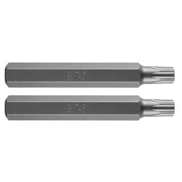 Topex TORX nastavek T45 x 75 mm, S2 x 2 kosa.