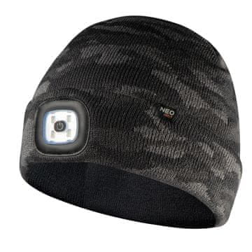 Topex Kapa za LED svetilko, dvoslojna, CAMO URBAN