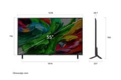 LG 55QNED85A3C pametni televizor, 139 cm, 4K UHD, QNED, MiniLED (55QNED85A3C.AEU)