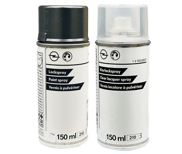 shumee Originalna barva za OPEL Z10B Set 2x150ml sprej saten jekleno siva 4 met.