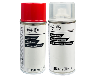 shumee Originalna barva za OPEL Z50S, komplet 2 x 150 ml v spreju, absolutno rdeča