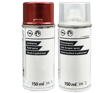 shumee Originalna barva za OPEL KHK komplet 2x150ml Korallen Rot Met.