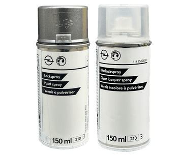 shumee Originalna barva za OPEL KCA Set 2x150ml sprej Gris Quartz Pearl Met.
