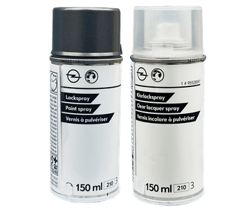 shumee Originalna barva za OPEL 40W (z40W) set 2x150ml sprej muškatgrau met.