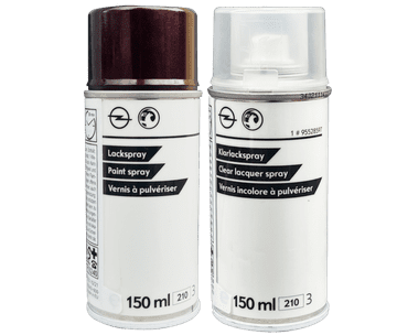 shumee Originalna barva za OPEL Z50N, komplet 2 x 150 ml v spreju Samtrot Met.