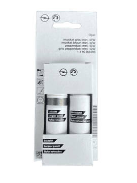 shumee Originalna OPEL barva za popravilo 40W (Z40W): Avtomobilska barva + prozorni lak 2x12ml
