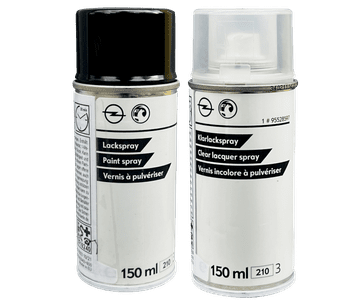 shumee Originalna barva za OPEL Z22Y komplet 2x150ml sprej v barvi Onix schwarz Met.