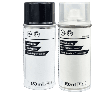 shumee Originalna barva za OPEL G70, komplet 2x150ml sprej Diamant Schwarz Met.
