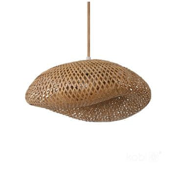 shumee Viseča svetilka iz bambusa Boho 50 cm 1xE27 1 kos.
