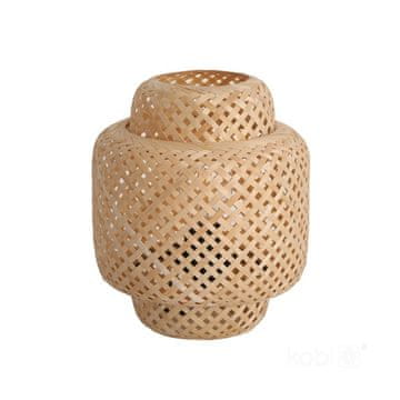 shumee Boho namizna svetilka 22 cm pletena naravna 1xE27