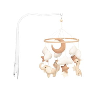 shumee Neno Leo - vrtiljak za otroško posteljico z nosilcem za montažo