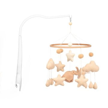 shumee Neno Eli - vrtiljak za otroško posteljico z nosilcem za montažo