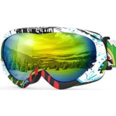 Outdoor master Otroška Smučarska Očala Lollipop Comic Grey Lens Revo Gold VLT 13%