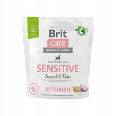 shumee BRIT Care SENSITIVE hrana za pse z občutljivimi želodci WHITE FISH INSECTS.