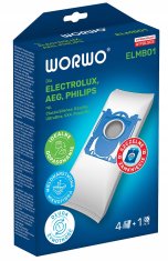 shumee VREČKE ZA SESALNIK ELECTROLUX PHILIPS AEG WORWO ELMB01 4 KOS